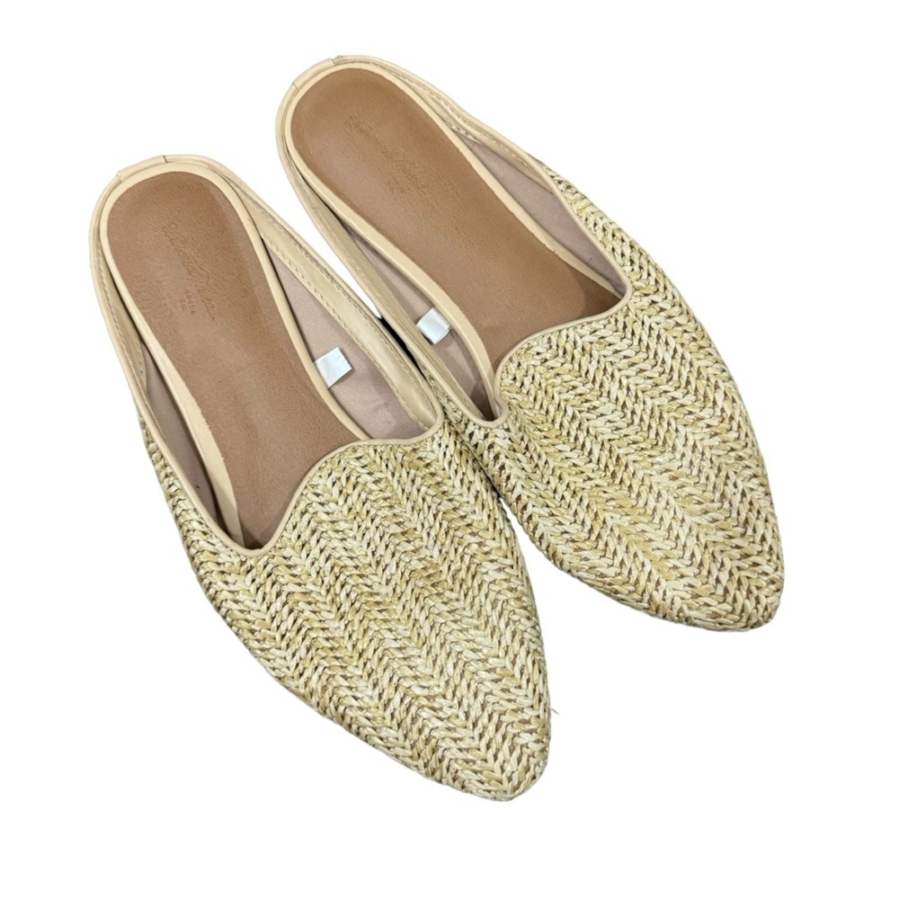 Universal Thread Violet Light Brown Woven‎ Slip On Mules 9